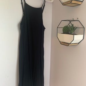 Black Square Neck Sundress